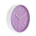 thumbnail image 1 of Reloj de pared de 8 pulgadas con números 3D de cuarzo, funciona con pilas, silencioso, redondo, for oficina, dormitorio, decorativo., 1 of 2