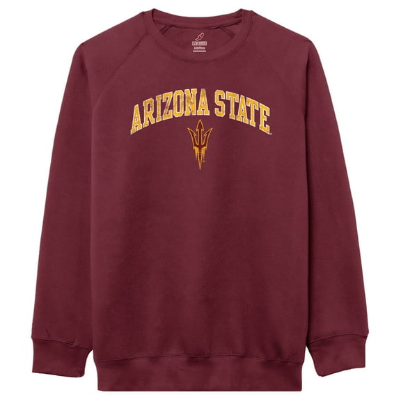 Men's-League Collegiate Wear Maroon Arizona State Sun Devils Essentials 2.0 Pullover Sweatshirt