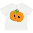 thumbnail image 3 of Inktastic Smiling Pumpkin, Orange Pumpkin, Halloween Boys or Girls Toddler T-Shirt, 3 of 5