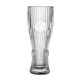 thumbnail image 2 of Jarra de cerveza de cristal con diseño de balón de fútbol grabado | Jarra para beber con temática futbolística para aficionados al deporte | Vaso de cristal grueso para cerveza, refrescos y cócteles, 2 of 6