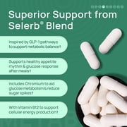 Selerb GLP-1 Metabolism Supplement for Women & Men– Supports Metabolic Function & Gently Activates Daily Metabolic Rhythm – ashwagandha ,Chromium,Vitamin B12, Berberine HCI – 60 Capsules