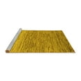 thumbnail image 2 of Ahgly Company Machine Washable Indoor Rectangle Oriental Yellow Modern Area Rugs, 6' x 9', 2 of 4