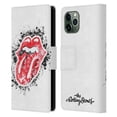 thumbnail image 1 of Head Case Designs Officially Licensed The Rolling Stones Licks Collection Distressed Look Tongue Leather Book Wallet Case Cover Compatible with Apple iPhone 11 Pro, 1 of 6