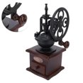 thumbnail image 4 of Coffee Grinder, Convenient Dust-proof Bean Grinder Adjustable Coarse And Fine Retro-style With Drawer-type Powder Trough Design For Household Grinding, 4 of 8