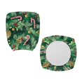 thumbnail image 2 of Chririnla Christmas Candy Cane Print Desk Chair Cover, 2 Pcs Office Chair Covers Stretch Comfy Computer Chair Protective Cover for Gaming Chair, 2 of 8