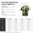 thumbnail image 5 of Fotbe St. Patrick's Day USA Flag Camisa Estampada de Manga Corta para Hombre, Casual de Verano, Estilo Playero, Sin Arrugas-3X-Large, 5 of 5