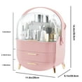 thumbnail image 6 of Wdmiya Makeup Organizer and Storage, Cosmetics Skincare Organizers with Transparent Lid, Cosmetics Makeup Storage，Gifts Suitable for Girls or Women, Pink, 6 of 11
