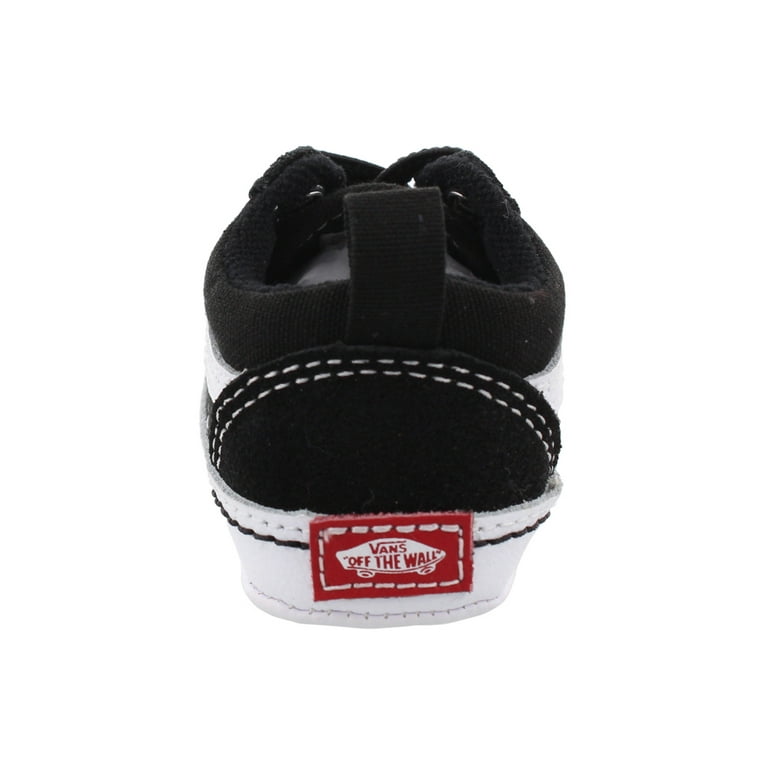 Vans Old Skool Crib Baby Boys Shoes Size 3 Color Black True White