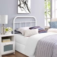 thumbnail image 2 of Modway Serena Twin Powder Coated Steel Headboard in White Finish, 2 of 5