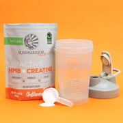 Sunwarrior Active HMB + Creatine Monohydrate Powder, Muscle Recovery Supplement, Unflavored, 8.46 oz