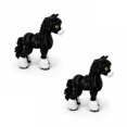 thumbnail image 2 of KGJQ 3D Printed Articulated Pony Figurine, Movable Joints Cute Horse Toy with Realistic Eyes, Mini Desktop Decor, Compact Collectible Model for Desk Display & Stress Relief Gift, 2 of 8