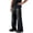 Black, variant on Men Solid Color Vintage Jeans Loose Straight Leg Wide Leg Fashion Casual Denim Trousers for Male Daily Wear All Match