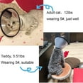 thumbnail image 3 of Adjustable Recovery Pet Cone E-Collar for Cats Puppy Rabbit, Plastic Elizabeth Protective Collar Wound Healing Practical Neck Cover, Small & Medium （5#）, 3 of 8