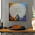 thumbnail image 2 of HFDF - 3D Thick Canvas Wall Art Hand-Pated Mimalism Abstract Artwork Oil Patg Home Decorations Modern bedroom Wall Art Ready to Hang 14x11inch Framed, 2 of 6