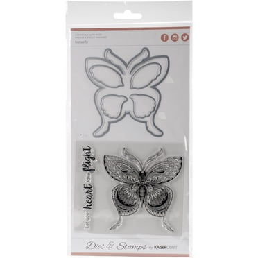 Kaisercraft DD110 Dies – Birds & Butterflies Steel Cutting Dies For Cardstock, Chipboard, Acetate