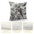 thumbnail image 4 of Nawypu  Throw Pillow Covers Vintage Floral with Victorian Bouquet of Flowers on Garden Roses Tulips Delphinium Petunia Cushion Pillow Case, 4 of 5