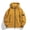Yellow, variant on Uaswgudfs Hooded Zip-Front Coat: Women’s Autumn Water-Resistant Relaxed Fit with Multi-Zip Pockets & Sleeve Patch - Casual Outerwear