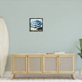 thumbnail image 3 of Stupell Industries Tropical Striped Beach Umbrella Black Floating Frame Canvas Art, 18 x 18, by Ziwei Li, 3 of 7