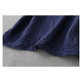 thumbnail image 6 of Yubnlvae Navy Women's 2025 Large Size Loose Cotton Linen Lace Splicing Base Suspender Vest Top Vest Suspender Strap, Xl, 6 of 6