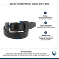 thumbnail image 4 of James Campbell Boy's Classic Dress Belt, 4 of 4