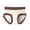 White, variant on Bikini Panties for Womens Comfort Stretchy Color Block Mid Waisted Underwear Breathable Full Coverage No Show High-Cut Hipster Briefs
