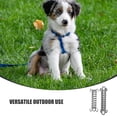 thumbnail image 4 of NICERIO 2Pcs Heavy Duty Stainless Steel Shock Absorbing Dog Leash Spring for Outdoor Hiking and Camping, 4 of 9