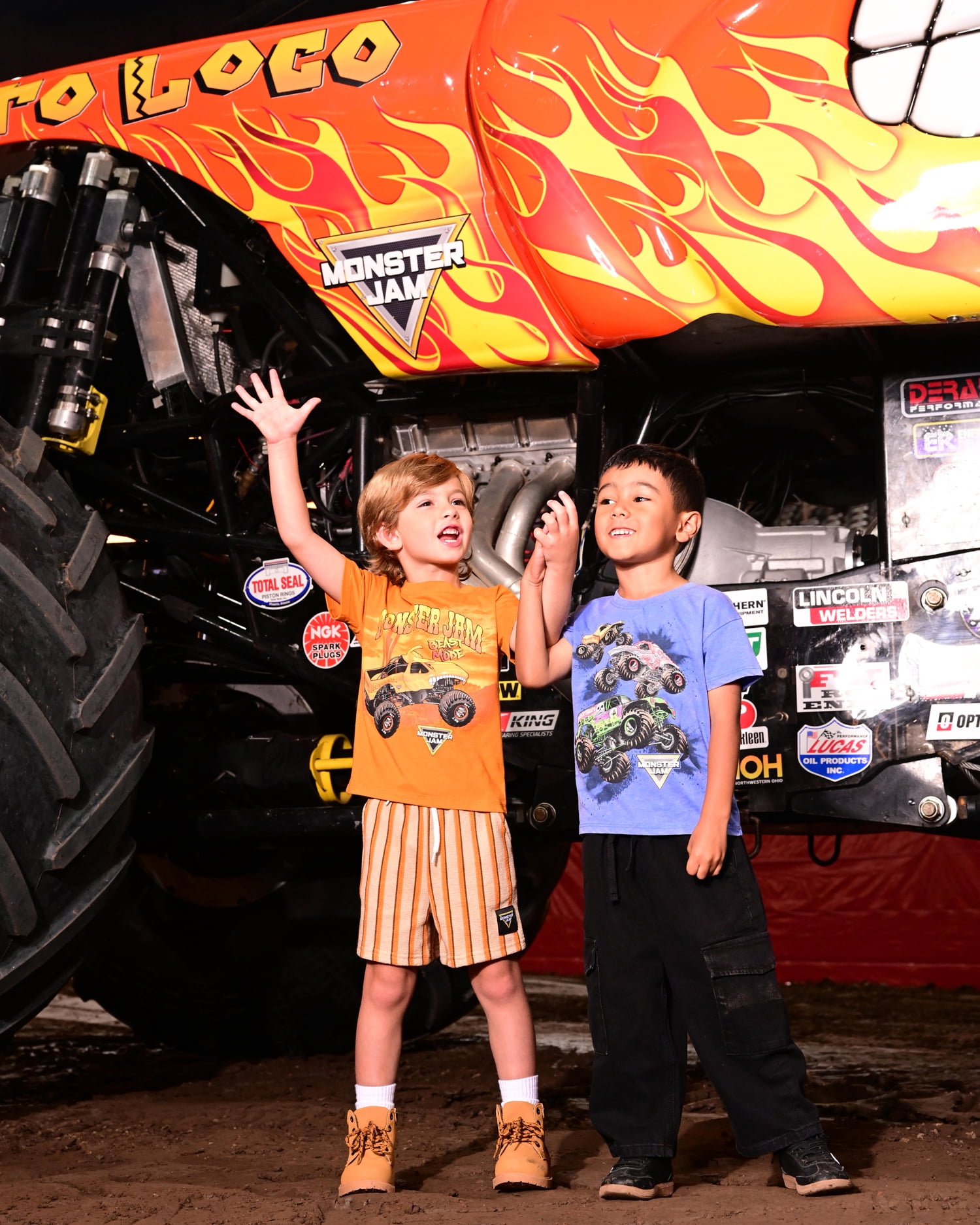 Monster Jam Toddler Graphic Crewneck Tee with Short Sleeves, Sizes 12M-5T