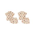 thumbnail image 2 of BemeyourBBs Boys Halloween Outfits Pumpkin Print Button T-Shirt and Elastic Shorts, 2 of 9