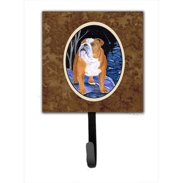 Carolines Treasures SS8405SH4 Starry Night English Bulldog Leash Holder Or Key Hook