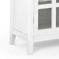 thumbnail image 6 of Simpli Home Acadian 39 inch Wide Solid Wood Transitional Storage Cabinet in White, 6 of 8