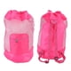 thumbnail image 4 of Bolsa de playa grande de malla rosa plegable con cordón para guardar arena, conchas y pícnics, perfecta para acampar, 4 of 8