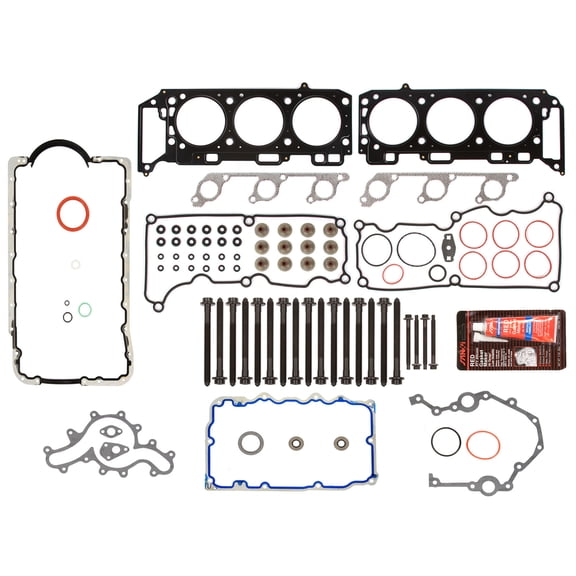 Evergreen FSHB8-20704 Full Gasket Set Head Bolts Fit 05-09 Ford Mustang V6 4.0L SOHC VIN N