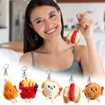thumbnail image 3 of Konghyp Fast Food Keychains for Kids – Cool Keychain Accessories for Boys and Girls – Fun Food-Themed Party Favors – Great for Kids’ Parties and Collectibles., 3 of 3