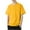 Yellow, variant on fatyb Mens Cotton T Shirts Crewneck Casual Basic Tee Shirts Loose Summer Short Sleeve Thin Tops M-5XL