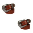 thumbnail image 1 of Guardoinrt Tenues Gothiques Ceinture Classique Vintage Influence Occidentale Moderne Alliage Longue Fleur Marron 110cm 2ensemble, 1 of 6