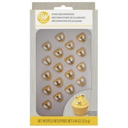 Wilton Bumble Bee Icing Decorations, Yellow, 18-Count, Bee Shape