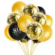 thumbnail image 1 of Juego de globos para manualidades, 3, 4, 18 y 21 años, decoración para fiestas de cumpleaños de adultos, 1 of 6