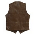 thumbnail image 4 of Gioberti Men's 5 Button Faux Leather Vest, 4 of 6