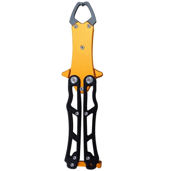 Fishing Pliers Foldable Fish Holder Grippers Tool Fish Lip Grippers Fish Mouth Grabber Fishing Accessory for Saltwater