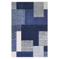 thumbnail image 2 of Litake Large Modern Machine Washable Area Rug Abstract Plaid Area Rug Low-Pile Non-Slip Stain Resistant Area Rug Contemporary Rug for Living Room, 8' x 10' Blue, 2 of 9