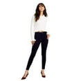 thumbnail image 3 of 1822 Denim Women's High-Rise Stretch Ankle Skinny Butter Jeans, Black, 3 of 6