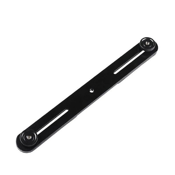 Soporte de trípode de montaje de cámara Dual, soportes de Flash para cámara, barra de extensión con 1/4"
