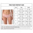 thumbnail image 6 of Women's Cotton Breathable Underwear Ladies Panties (Regular & Plus Size) - 3 Pack, 6 of 7