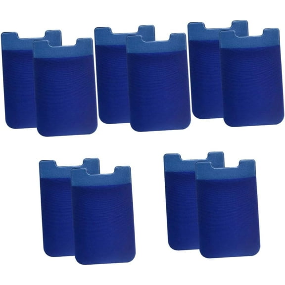 10 pcs Elastic Phone Wallet Phone case Purse Smart Phone smartphon Sticky Pocket Stickers Phone Card