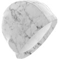 thumbnail image 1 of FYBTO Swimming Cap Marble White Texture Unisex Adult FYBTO Polyester, 1 of 4