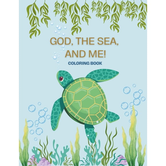 Libro para colorear God, The Sea, And Me publicado de forma independiente