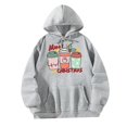 thumbnail image 1 of Sudadera con capucha con cordón Sudadera con capucha con cordón Sudadera con capucha gris de moda para adultos XL, 1 of 8