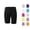 Black, variant on Girls Compression Spandex Shorts Athletic Wear Gym Dance Yoga Volleyball Bike Riding Comfy Underwear Boxer Briefs Active Pants