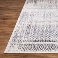 thumbnail image 6 of Bohemian Geometric Area Rug 2'x7' Gray Runner Rug, 6 of 7