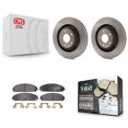 thumbnail image 1 of Transit Auto Front Disc Brake Rotors and Ceramic Pads Kit for Car Dodge Chrysler 200 Caliber Avenger with 340mm Diameter Rotor K8T-100236, 1 of 11